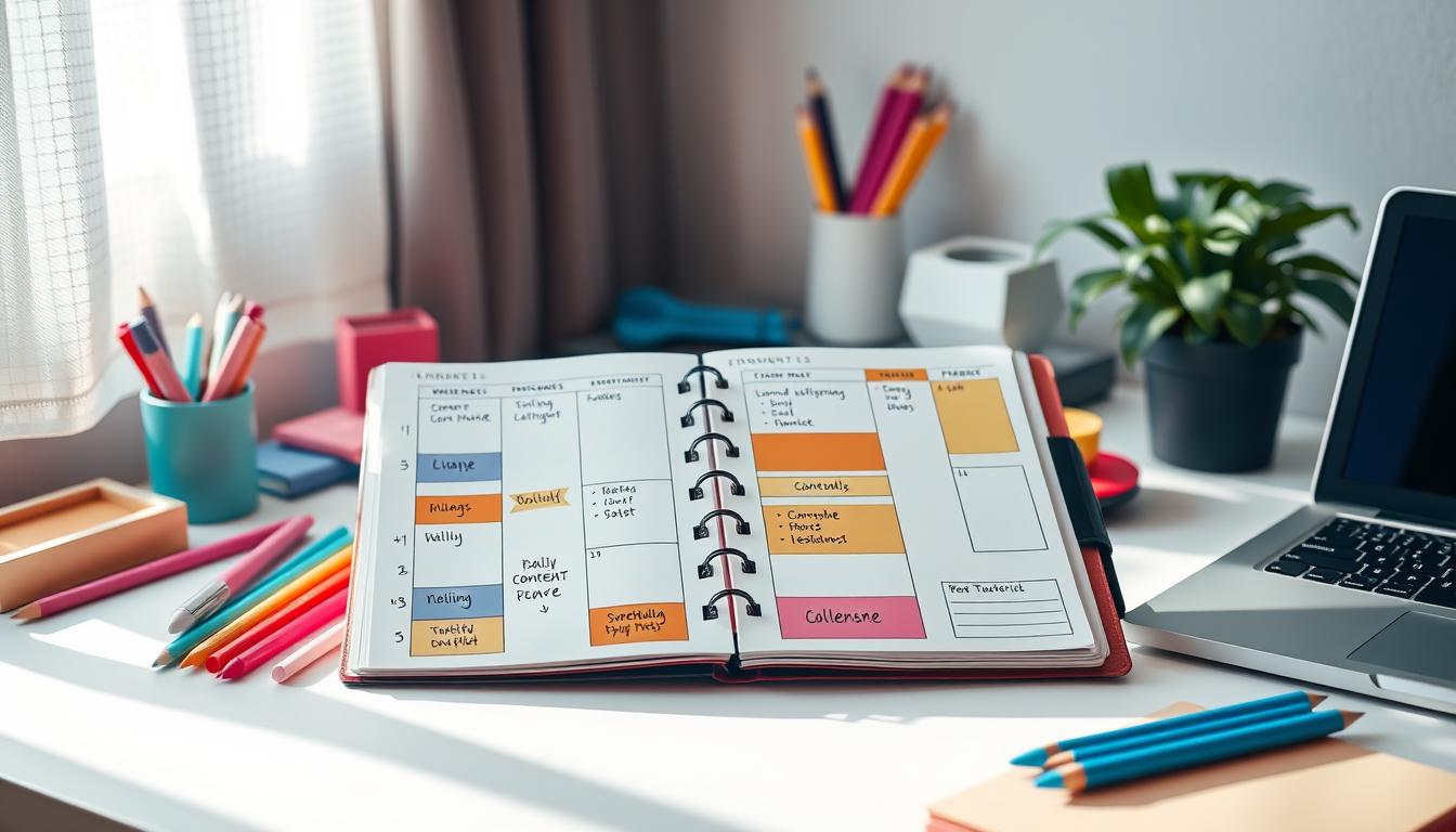 daily content planner for content creation habit