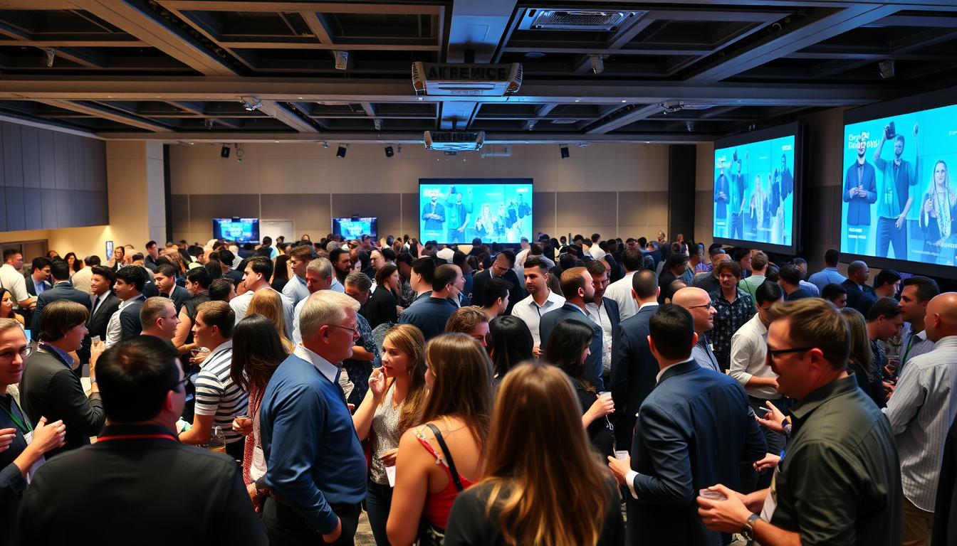 industry networking event at VidSummit 2024